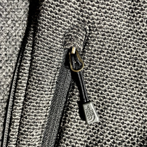 The North Face charcoal grey full zip 4 pocket jacket large - Picture 3 of 7